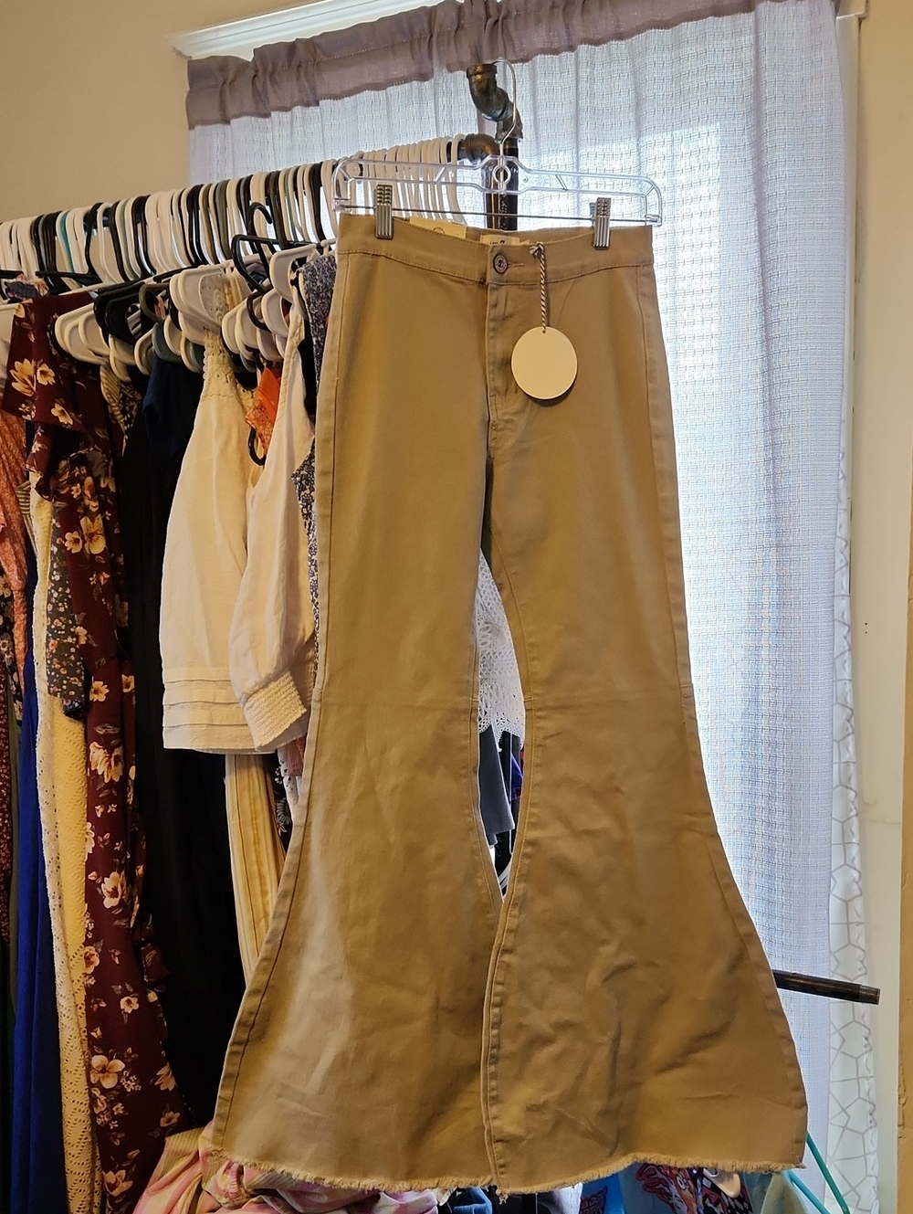 Umgee Wide-Leg Flare Jeans